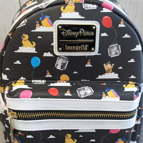 Disney Parks Loungefly Mini Backpack Black Up Pixar Russell Carl main image 5